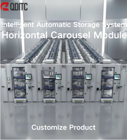 Système d'étagères automatiques pour entrepôt, approvisionnement industriel, module de carrousel horizontal numérique automatisé, stockage de conteneurs métalliques robustes