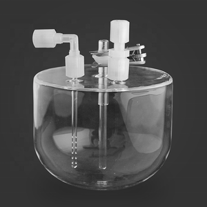 Aangepaste Hoge Kwaliteit Transparantie Glas Hittebestendige Vat Reactie Kolf - Product Image 1