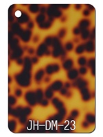 Plaque en acrylique coulé PMMA motif écaille de tortue pour pickguard de guitare, accessoires d'instruments de musique et Mahjong