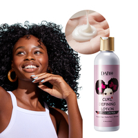 Produits de coiffage pour cheveux OEM ODM, crème définissante pour boucles, lotion lissante pour cheveux bouclés, traitement pour cheveux noirs