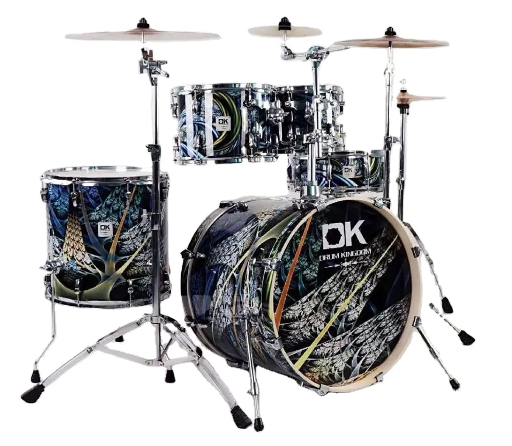 Kleur Keuzes Musical Drums Voor Spelen Populierenhout Shell Instrumenten Acustic Drum Set