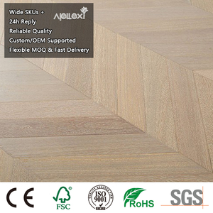 <span class=keywords><strong>Parquet</strong></span> <span class=keywords><strong>contrecollé</strong></span> en bois dur <span class=keywords><strong>Wengé</strong></span> Chevron CE FSC 15 mm, grain exotique foncé, pose collée, fabrication OEM sur mesure - Product Image 2