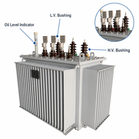 Transformateur de puissance immergé dans l'huile S20-M-800/10-0.4KV 50/60Hz, équipement de distribution haute tension, bobines de bobinage