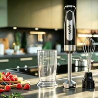 Mixeur Plongeant Amélioré, Mixeur à Main, Robot Culinaire, Fouet, Mousseur à Lait