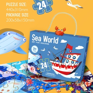 Giocattolo <span class=keywords><strong>Puzzle</strong></span> per Asilo, Regalo per la Festa dei Bambini, Scatola Colorata Portatile - Product Image 2