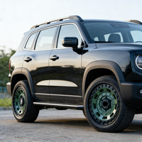 Jantes en alliage forgé sur mesure de style mécanique, couleur vert militaire, tout-terrain, 17, 18, 19 pouces, 6x114.3, 6x130, 6x139.7 pour Haval H9