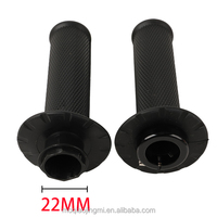 Poignées de guidon en caoutchouc de silicone pour motocross, avec verrouillage et fixation par serrage, guidon de moto universel de 22 mm, accessoires de moto