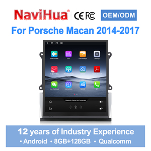 หน้าจอสัมผัสแนวตั้งขนาด 11.3 นิ้ว Navihua รุ่นใหม่ สำหรับระบบนำทาง GPS ในรถยนต์ Porsche Macan ปี 2014-2017 วิทยุติดรถยนต์ มัลติมีเดีย รองรับ Carplay เพื่อความบันเทิง - Product Image 2