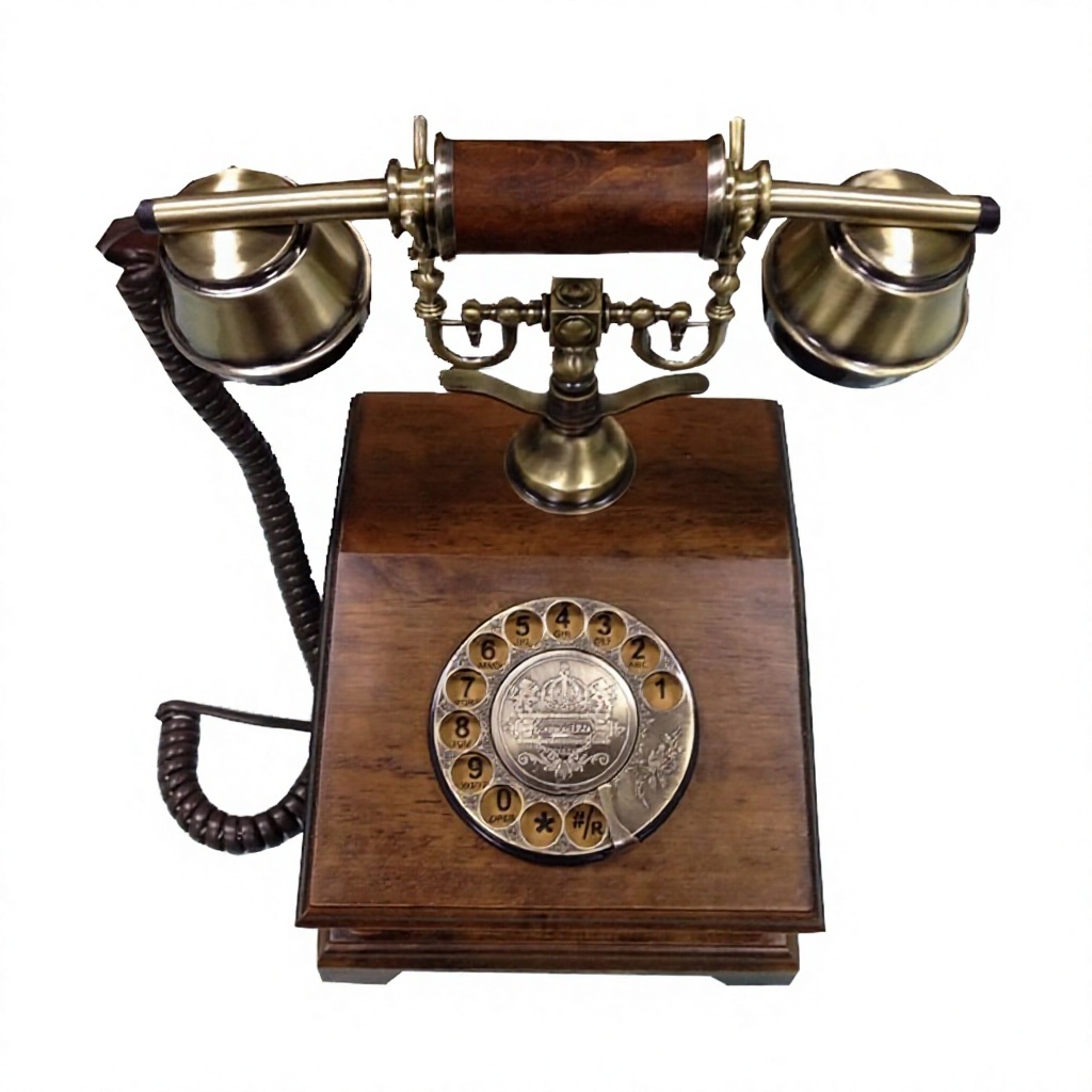 Retro Antique Rotary Dial Telephone Vintage Bluetooth Old Fashioned Desktop <strong>Phone</strong> Home Art Decor Ornament & Gift <strong>for</strong> <strong>Collectors</strong>