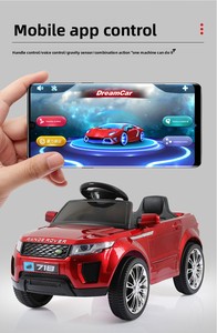 Voiture électrique pour enfants en gros, pour les 2-4 ans, double propulsion avec télécommande, alimentée par batterie, 4 roues, en plastique - Product Image 5