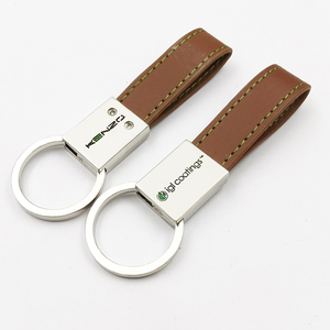 Oneway bán buôn biểu tượng tùy chỉnh thăng hoa PU da Keychain trống xe kering Key chủ thanh lịch da keychain thiết kế độc đáo - Product Image 2