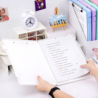 Boîte de rangement A4 en PP pour documents, organiseur de classement, porte-documents en gros pour bureau
