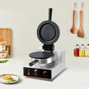 Machine à pizza ronde en gros Machine à gaufres Machine de cuisine commerciale Machine à gaufres à cône pour pizza Machine à gaufres pour snacks - Product Image 3