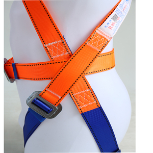 Harnais de sécurité complet de haute qualité pour travaux <span class=keywords><strong>en</strong></span> hauteur à cinq points, protection contre les chutes, double <span class=keywords><strong>corde</strong></span>, double crochet, polyester, capacité de charge de 300 kg - Product Image 6
