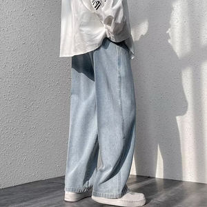वसंत और शरद ऋतु जींस पुरुषों की फैशन ढीली भावना में हॉन्ग कॉन्ग शैली हिप-हॉप फैशन आकस्मिक लंबी पैंट - Product Image 5