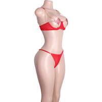 Ensemble deux pièces en strass, soutien-gorge string, bikini, tenue de danse exotique de luxe, tenue de scène sexy, lingerie de club
