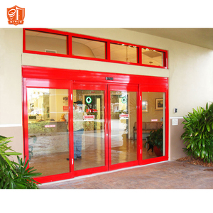 Puerta de vidrio deslizante automática comercial para puerta minorista activada por sensor eléctrico de entrada de tienda - Product Image 5