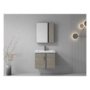 Mueble de Baño Moderno Personalizado de Fábrica, con Placa de Roca, Montado en la Pared, para Hoteles y Villas, con Lavabos y Espejos - Product Image 2