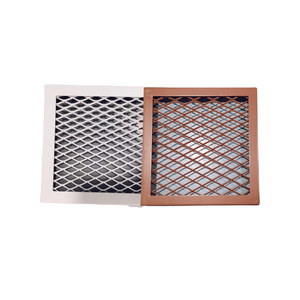 Soffitto in Metallo Espanso a Trama Liscia Perforata con Effetto Diamantato |   Rivestito in PVC Leggero e Resistente |   Spessore e <span class=keywords><strong>Dimensioni</strong></span> Personalizzabili | - Product Image 1