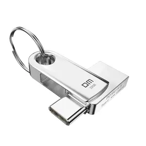 DM 2019 neues USB-Flash-Laufwerk 3.0 Typ C schwenkbarer Speichers tick für Werbe geschenk PD160