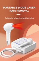 Appareil d'épilation Taibo 808nm, épilation permanente indolore à domicile, brosse pour le visage et le corps