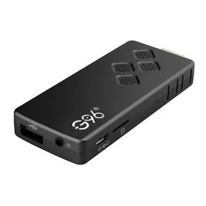 G96 H313 2GB RAM 16GB ROM stick tv 4k melhor android 10 ATV UI varas de controle remoto de voz stick tv 4k caixa inteligente