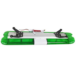 Barre lumineuse stroboscopique LED verte pour véhicule d'urgence - Kits de feux d'avertissement d'ambulance à haute intensité Accessoires de lumière de voiture - Product Image 4