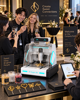 Imprimante à sucre interactive 3D pour la fabrication de bonbons, machine pour les événements et les centres commerciaux