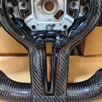 Volant de voiture de sport en fibre de carbone perforée pour BMW 320, 525 F25 F10 M5 F30 M3 E90 M6 E70 E71 F31 F32 X5 F01 F07 F20 F11