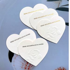 بطاقة معايدة منقوشة مربعة الشكل بطباعة رقائق ذهبية فاخرة بطاقة إعلانية مخصصة للشركات الصغيرة - Product Image 3