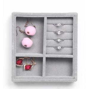 Tùy Chỉnh Trang Sức Cửa Hàng Truy Cập Sang Trọng Nhung Vòng Hiển Thị Khay Logo Đồ Trang Sức Hiển Thị Cảm Thấy Khay - Product Image 4