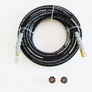 Hochwertiger synthetischer Gummis ch lauch 5000psi Hochdruck reinigers ch lauch Zwei schicht iger Stahldraht DIN <span class=keywords><strong>EN853</strong></span> - Product Image 3