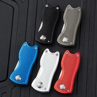 Fourche à balle en alliage d'aluminium et acier inoxydable VASTUP, accessoires pour parcours de golf et pelouse, modèle pliable à ressort 001