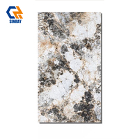 Azulejos de Porcelana de 600x1200mm con Textura de Imitación de Piedra, Modernos, Brillantes, Antideslizantes, Antibacterianos, para Uso en Interiores y Exteriores del Hogar, 1 Año de Garantía
