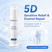 Dentifrice Réparateur Sensibilité avec Hyaluronate de Sodium, Anti-Sensibilité & Soin des Gencives, Soulage les Irritations Gingivales