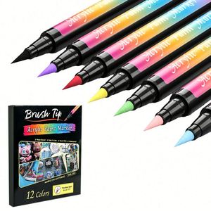 Pintura de Alta Calidad, Recién Llegada, Muestra Gratis, Marcadores Acrílicos para Tela y Piedra - Product Image 2