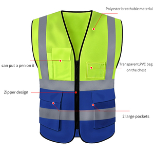 Gilet <span class=keywords><strong>de</strong></span> sécurité multi-poches pour géomètre, <span class=keywords><strong>vêtement</strong></span> <span class=keywords><strong>de</strong></span> <span class=keywords><strong>travail</strong></span> réfléchissant en polyester, vêtements <span class=keywords><strong>de</strong></span> <span class=keywords><strong>travail</strong></span> réfléchissants <span class=keywords><strong>avec</strong></span> <span class=keywords><strong>logo</strong></span> d'<span class=keywords><strong>entreprise</strong></span>, vente en gros - Product Image 2
