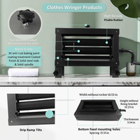 Essoreuse à linge hors grille robuste-meilleure élimination de l'humidité que la machine à laver portable/essoreuse à linge portable
