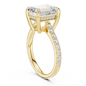 แหวนเพชรทองคำแท้ทรงคลาสสิกสำหรับผู้หญิง 10Kt 14Kt 18Kt 22Kt แหวนหมั้น แหวนแต่งงาน เครื่องประดับชั้นดี ของขวัญสุดพิเศษ - Product Image 5