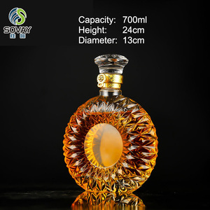 Bouteilles de spiritueux fantaisie (<span class=keywords><strong>alcool</strong></span>, vodka, whisky, rhum) de 500 ml pour l'eau - Product Image 3