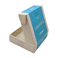 Cajas de Envío Plegables de Cartón Corrugado Reciclado Biodegradable con Materiales Personalizados, Grabado en Relieve y Logotipo