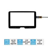 Écran tactile capacitif à bouton rotatif de 10,1 pouces adapté à la navigation automobile
