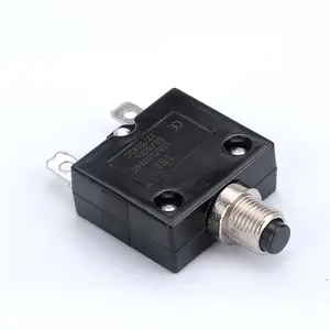 Mini Micro Miniature plastique Type poussoir protecteur de surcharge réinitialisable disjoncteur électrique automatique