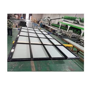 Puerta de garaje de entrada frontal exterior automática de aluminio rotura térmica - Product Image 3