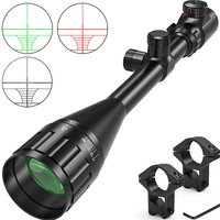 Lunette de visée longue portée pour activités de plein air 3-9X40AOEG avec illumination rouge et verte, tube de 25,4 mm