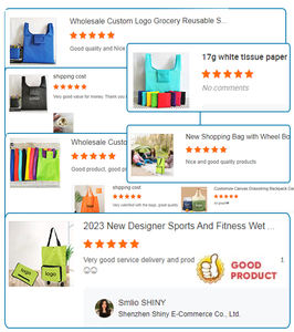 Offre d'usine Extra Large Pas Cher Réutilisable Portable Pliable Nylon Shopping Ripstop Sac Fourre-Tout - Product Image 2