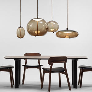 <span class=keywords><strong>Globe</strong></span> Décoration Industrielle Luminaires Led Cuisine Restaurant Nordique Moderne Lustre en Verre Suspendu Suspension - Product Image 1