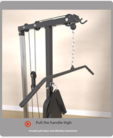 Nouvelle conception Station de musculation multifonctionnelle avec presse pectorale et machine Smith, équipement de fitness pour la musculation en salle, en tube d'acier