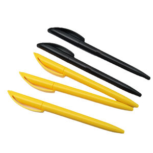 Stylo à bille promotionnel personnalisé en plastique fin, pointe de 1,0 mm, encre noire/bleue, marque Bonwins - Product Image 2