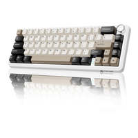Teclado Mecánico Inalámbrico para Juegos ATTACK SHARK X66 60% con Teclas PBT Intercambiables en Caliente, Teclado RGB Tri-Modo